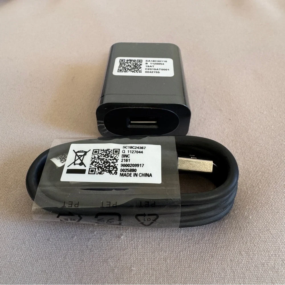 USB Wall Charger & USB A to USB C Cable (Motorola)